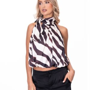 Zebra Print Top