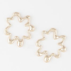 Melting Circular Earrings