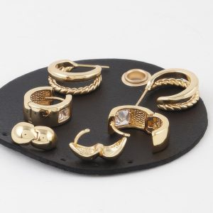 Multi Luxury Hoop Earrings Set