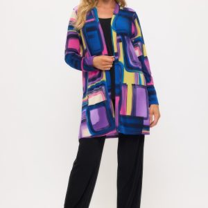 Long Sleeve Print Cardigan