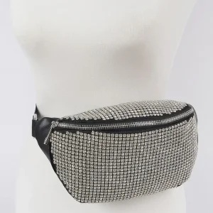 Rhinestone Mesh Fanny Pack