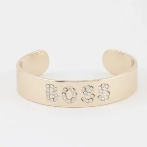 Jeweled Boss Cuff Bracelet